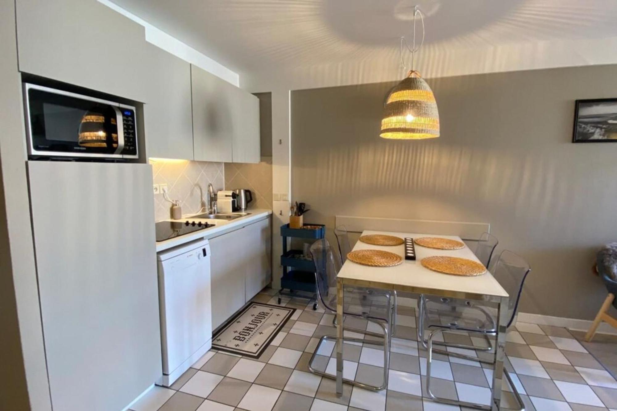 Very Nice 6 Person Apart With Swimming Pool Tennis Court And Car Park 202 Le Touquet Kültér fotó